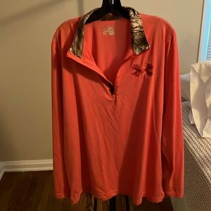 Under Armour - Camouflage quarter zip - XXL - Heat Gear